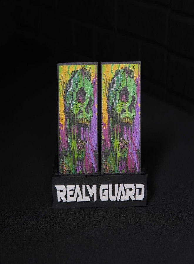 Realm Guard مجموعة أغطية بطاقات Realm Guard الفنية المزخرفة (جمجمة ذائبة) - 100 قطعة - Image 2